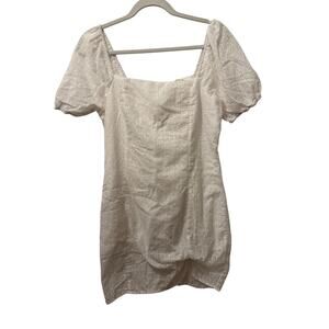 Altar'd State Floral White Mini Dress